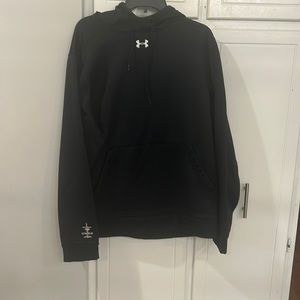 under armor, black hoodie, men’s XL